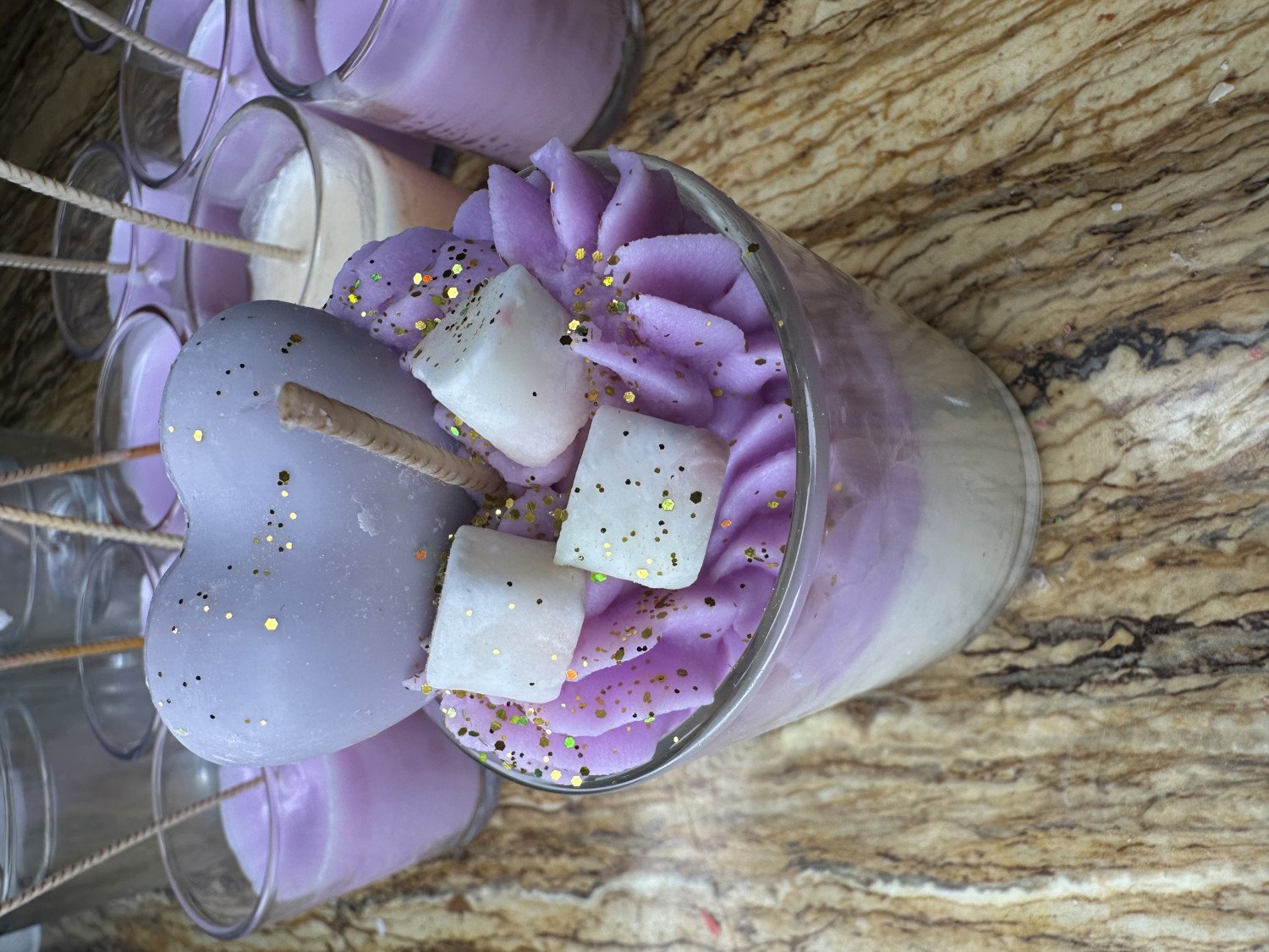 Midnight lavender candle